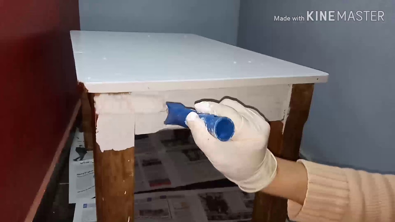 من ترابيزه قديمه الي ترابيزه مودرن وجميله 😍😍