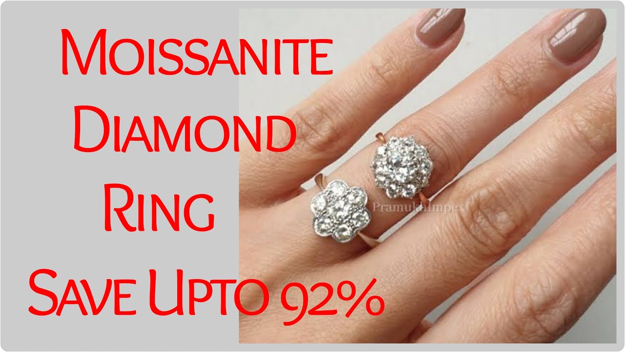 Beautiful Daily Wear Moissanite Ring Designed By Moissanite Wholesale