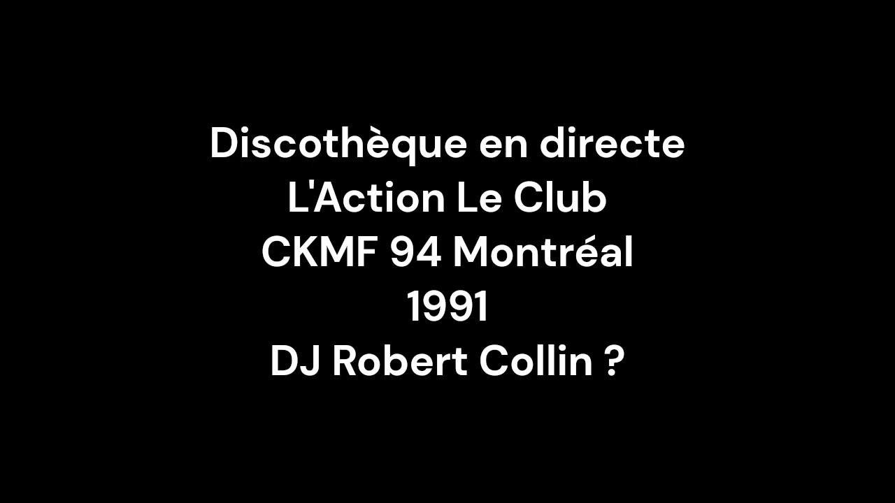 Live from L'Action Le Club - CKMF 94 (1991)