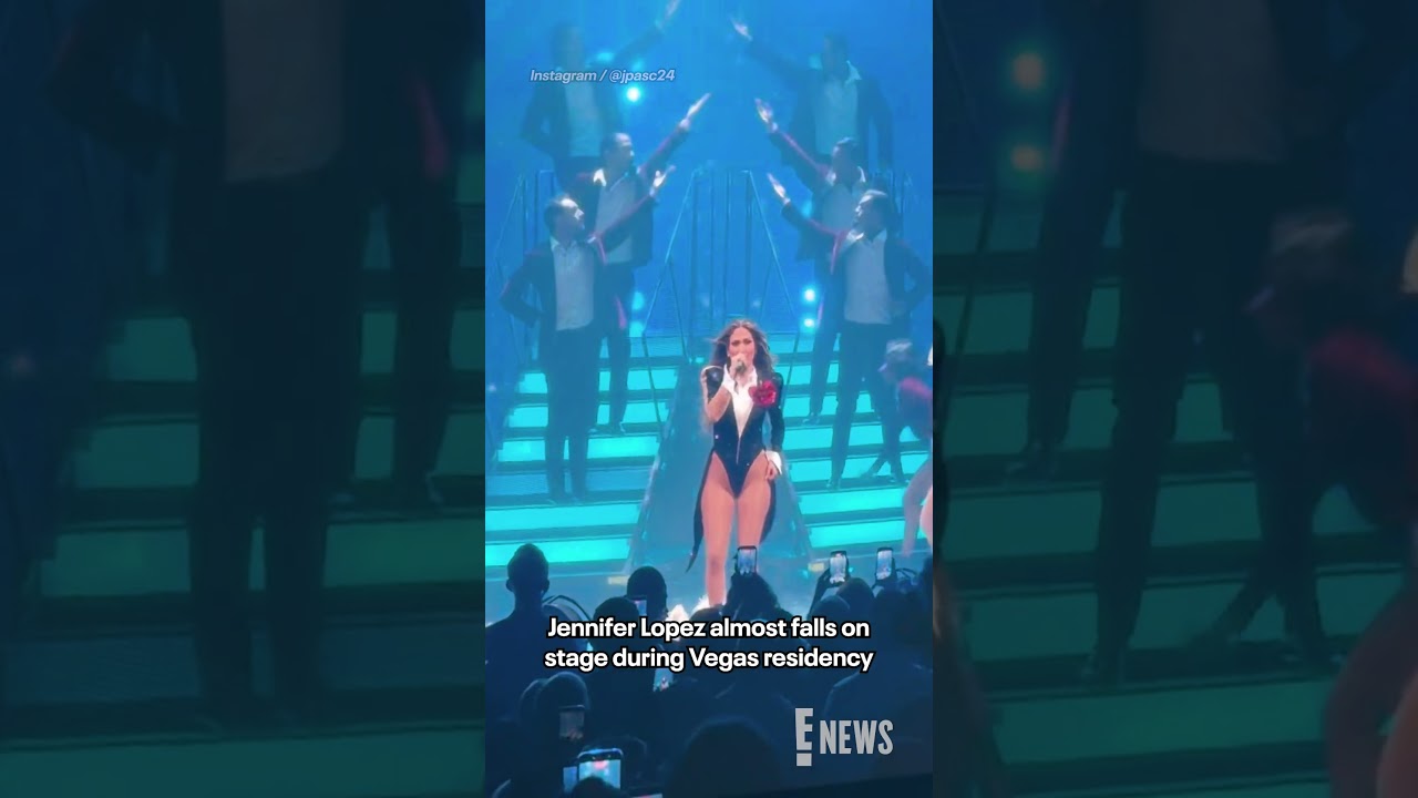Jennifer Lopez recovered like a champ after tripping on stage during her residency in Las Vegas.