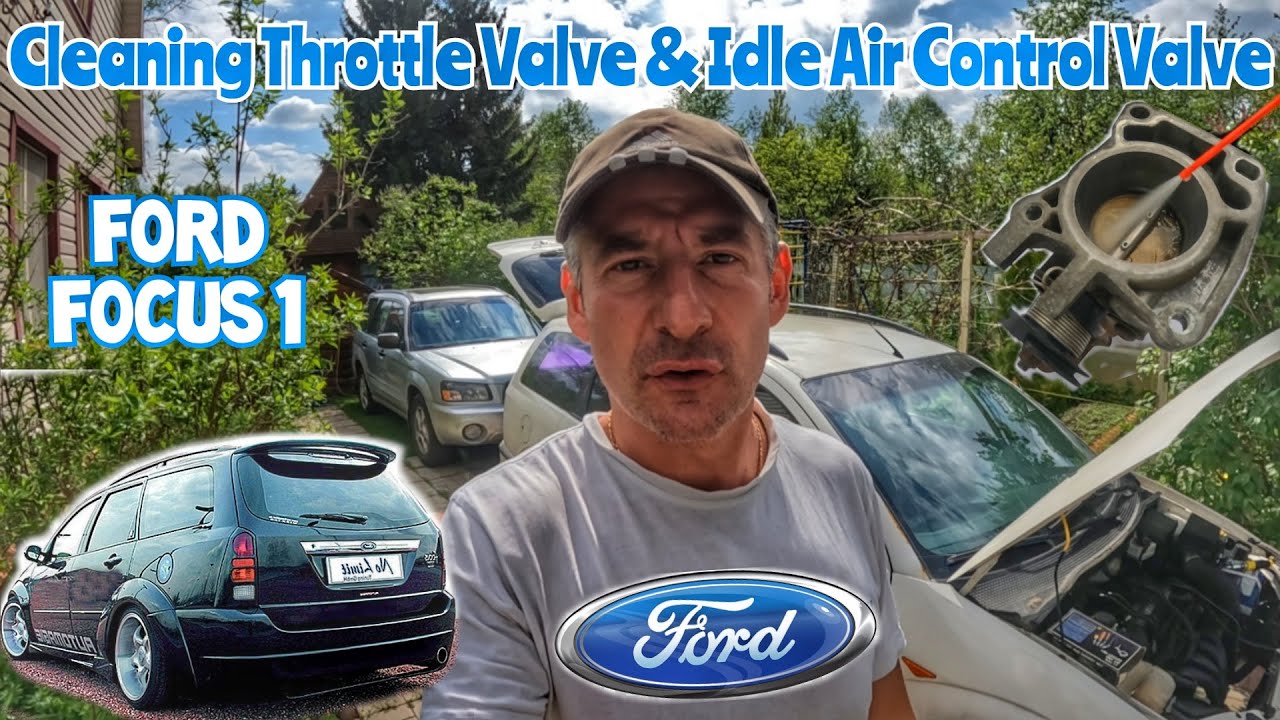 Ford Focus 1 Duratec 1.6. Чистка дроссельной заслонки и регулятора (датчика) холостого хода