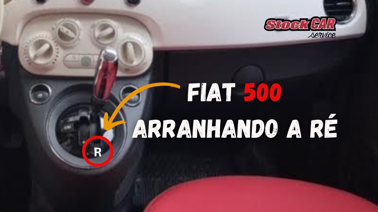 Fiat 500, arranhando a ré! Sem avarias... Tivemos que desmontar, olha aí!