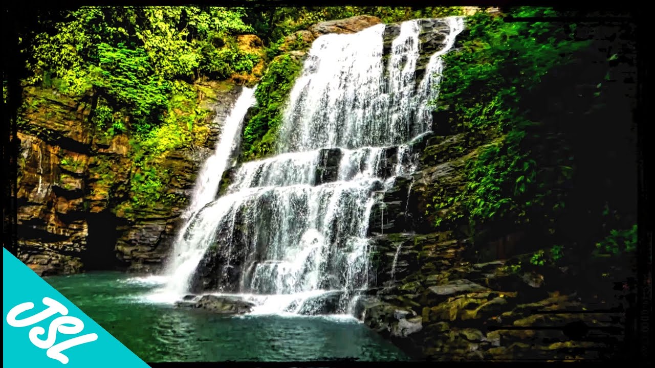 Costa Rica's Nauyaca Falls 🇨🇷 Awesome Multi-Tiered Waterfall in Puntarenas Province