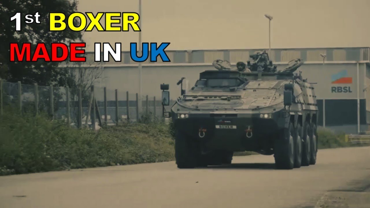 RBSL shows 1st Boxer unit manufactured in UK