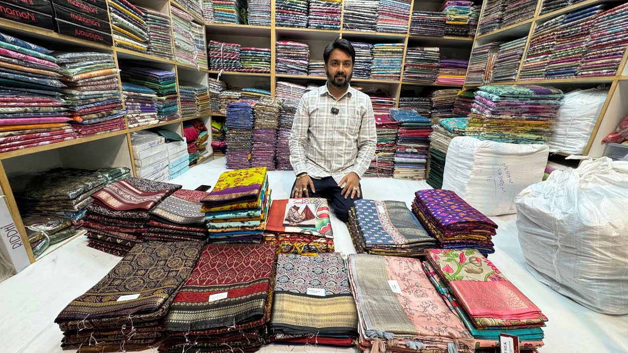 Chickpet Bangalore Wholesale Sarees ‼️ Diwali Special Sarees 😱 Couriers Available