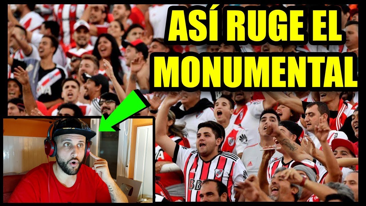 ESPAÑOL REACCIONA AL *RUGIDO DEL MONUMENTAL* DESDE DENTRO!!