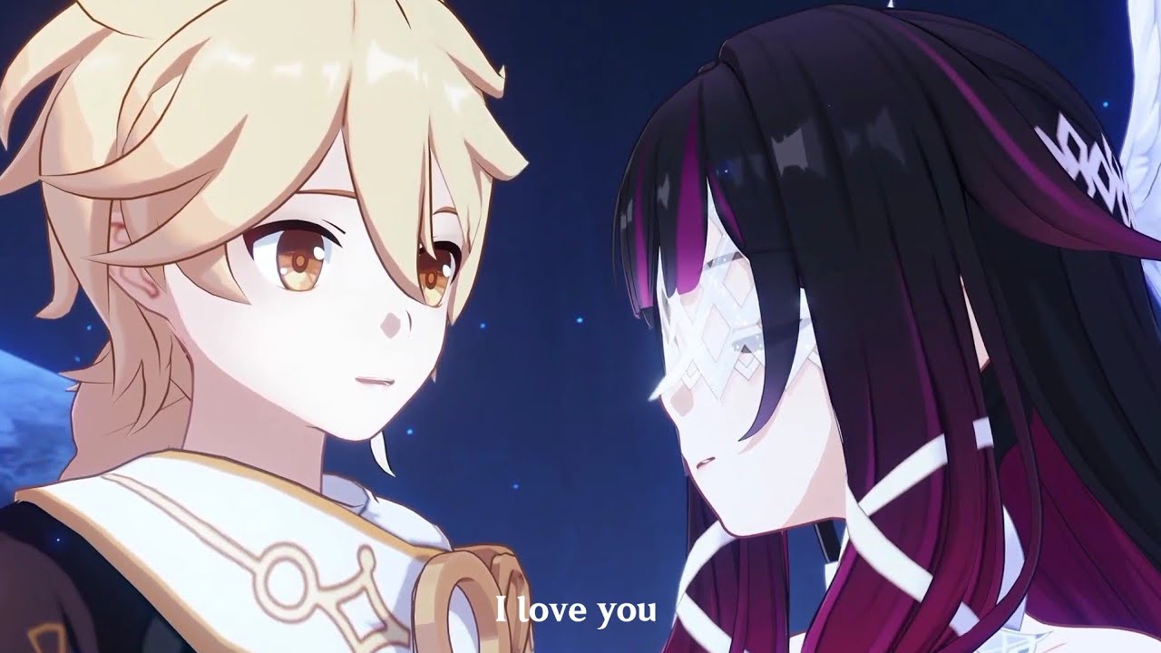 Columbina likes Aether | Amv Genshin Impact A Thousand Years