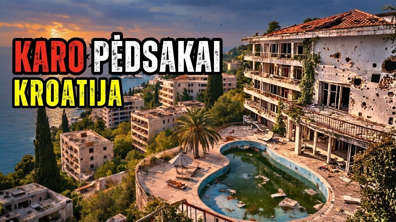 Prabangūs viešbučiai Kroatijoje, kuriuos sunaikino karas | Praeities Žvalgas