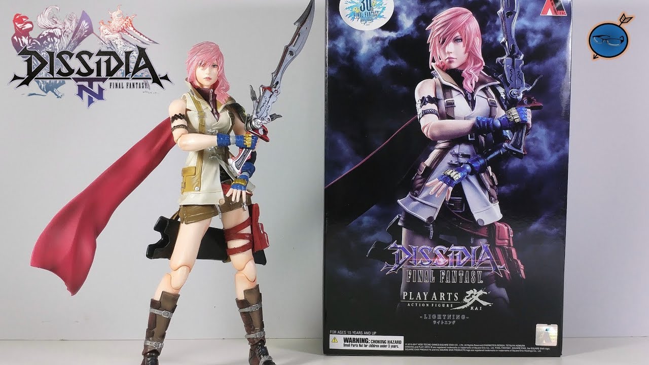 Play Arts Kai Final Fantasy Dissidia: Lightning REVIEW