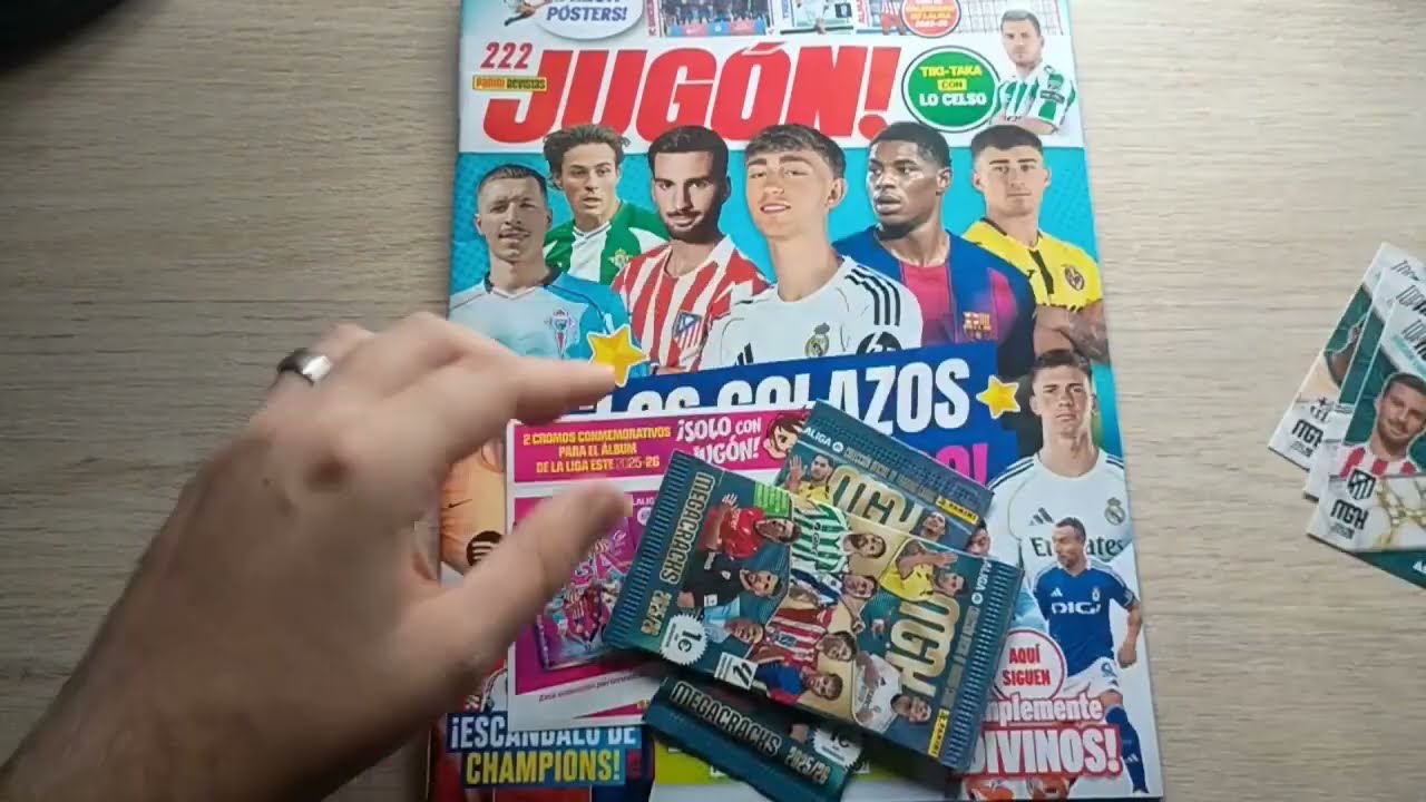 REVISTA JUGÓN Nº222/ NUEVAS CARTAS DE MEGACRACKS