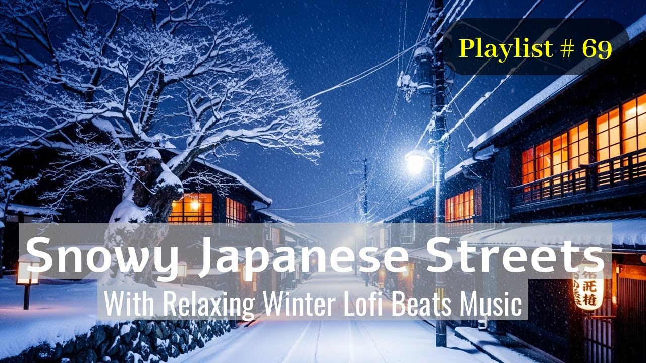 [Track 69] Warm Winter Streets 🌙 Lofi Mix for Study, Work & Evening Peace