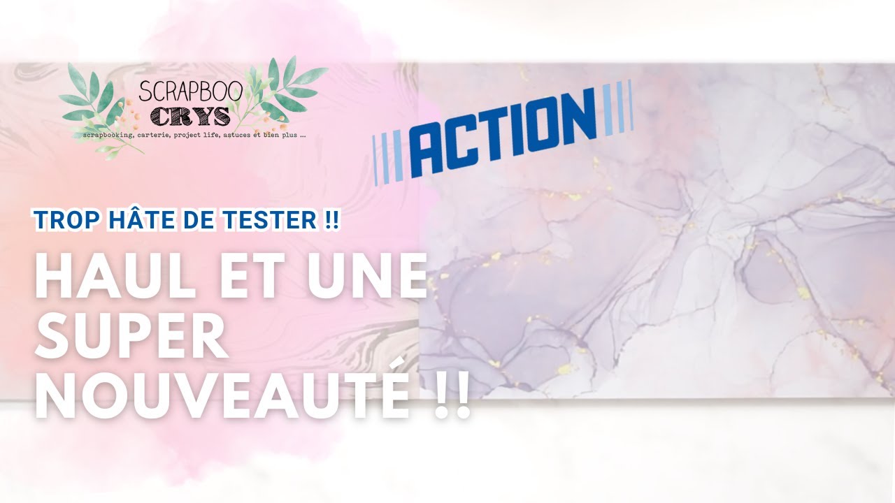 HAUL ACTION : une NOUVEAUTÉ que j'ai hâte de tester !!