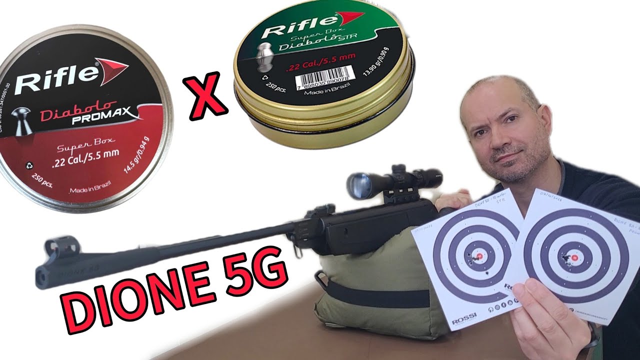 RIFLE PROMAX vs RIFLE STR - DIONE 5G - AGRUPAMENTO 10 METROS