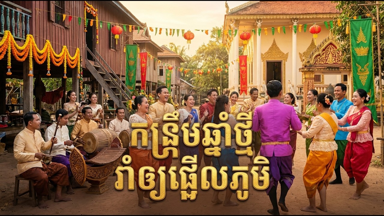 កន្ត្រឹមឆ្នាំថ្មី រាំឲ្យផ្អើលភូមិ​ - បទស្រី
