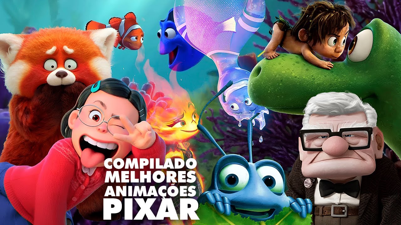 MARATONA ANIMAÇÕES DA PIXAR | Melhores Momentos e Trechos Nostálgicos