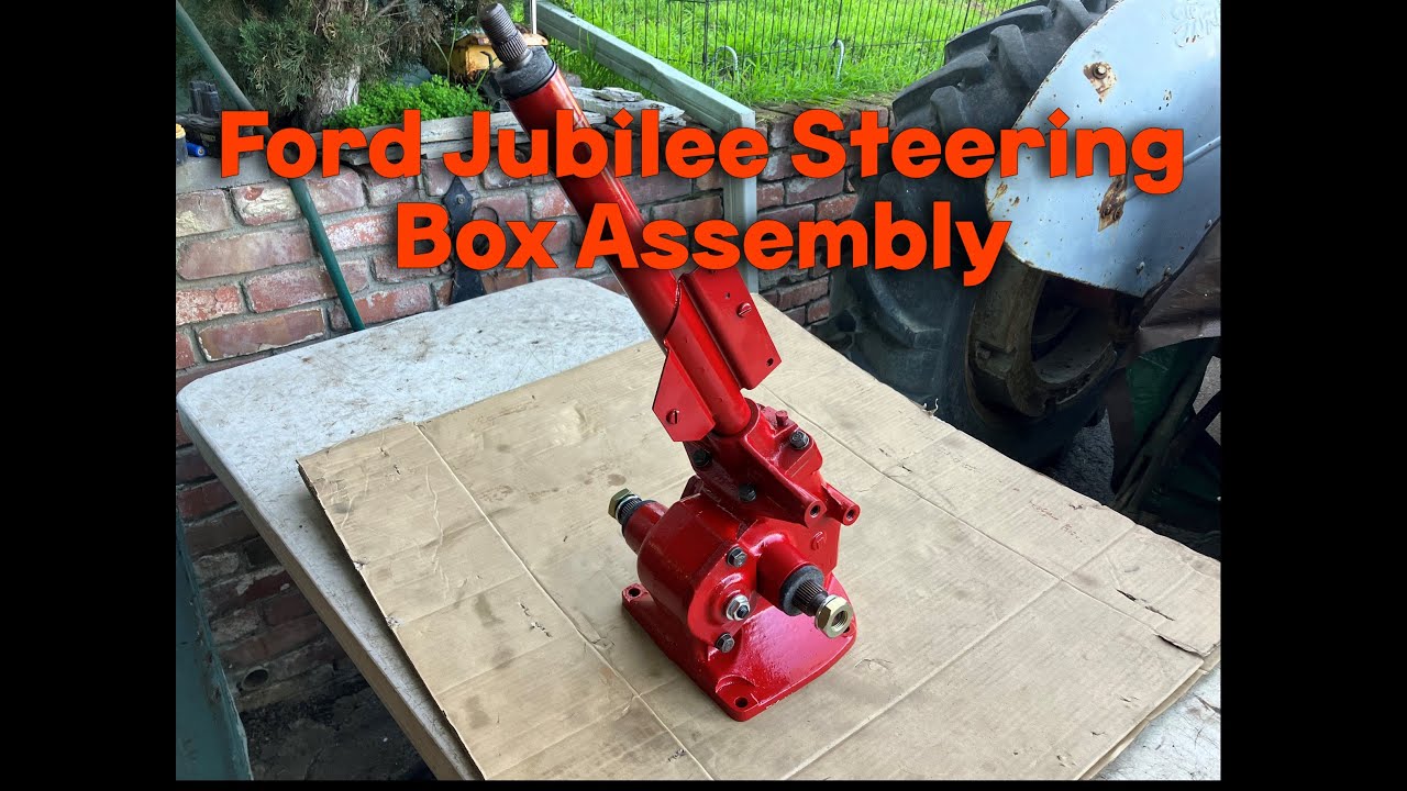 Today we Rebuild the Steering Box on the  Ford Golden Jubilee Tractor and Check  on the Veggies 8N