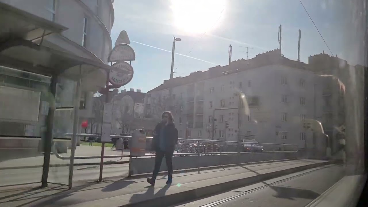 26 Mitfahrt Kagraner Platz U nach Floridsdorf S U (Straßenbahn Wien ULF Type B1; 739)(20.03.2024)