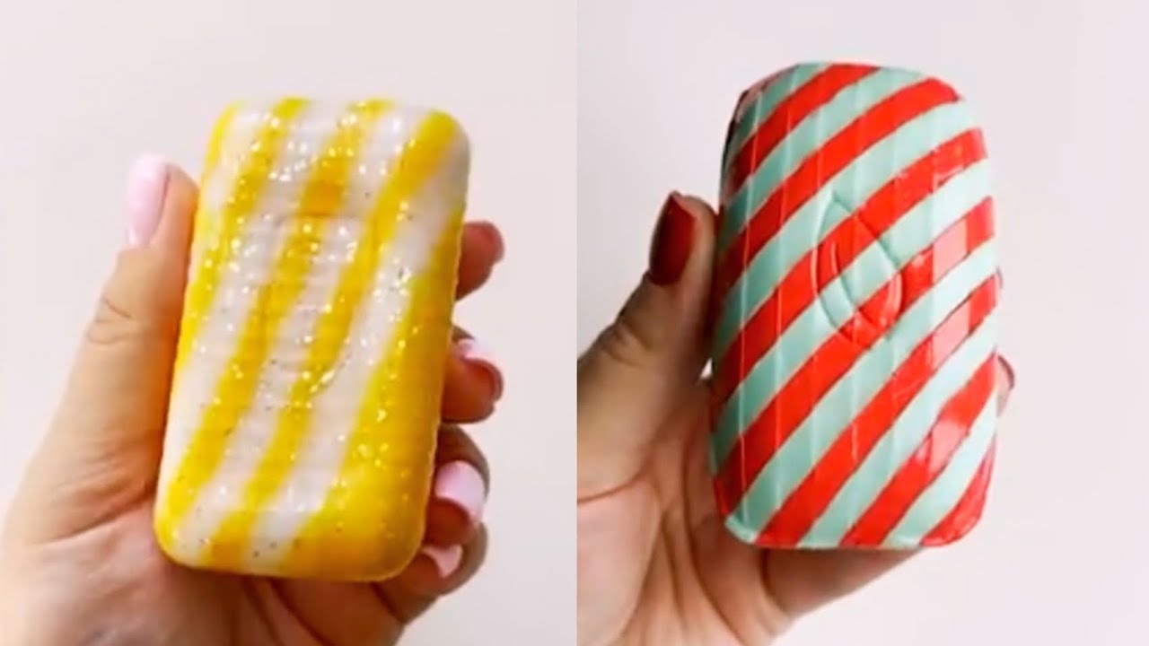 Ultra Satisfying Soap Cutting ASMR ✂️ Relaxing Sounds