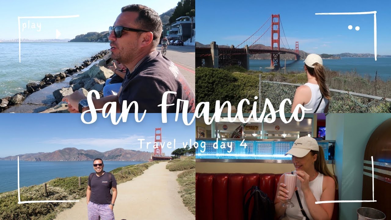 DAY 4 IN SAN FRANCISCO 🇺🇸 Visiting the Golden Gate Bridge and more!