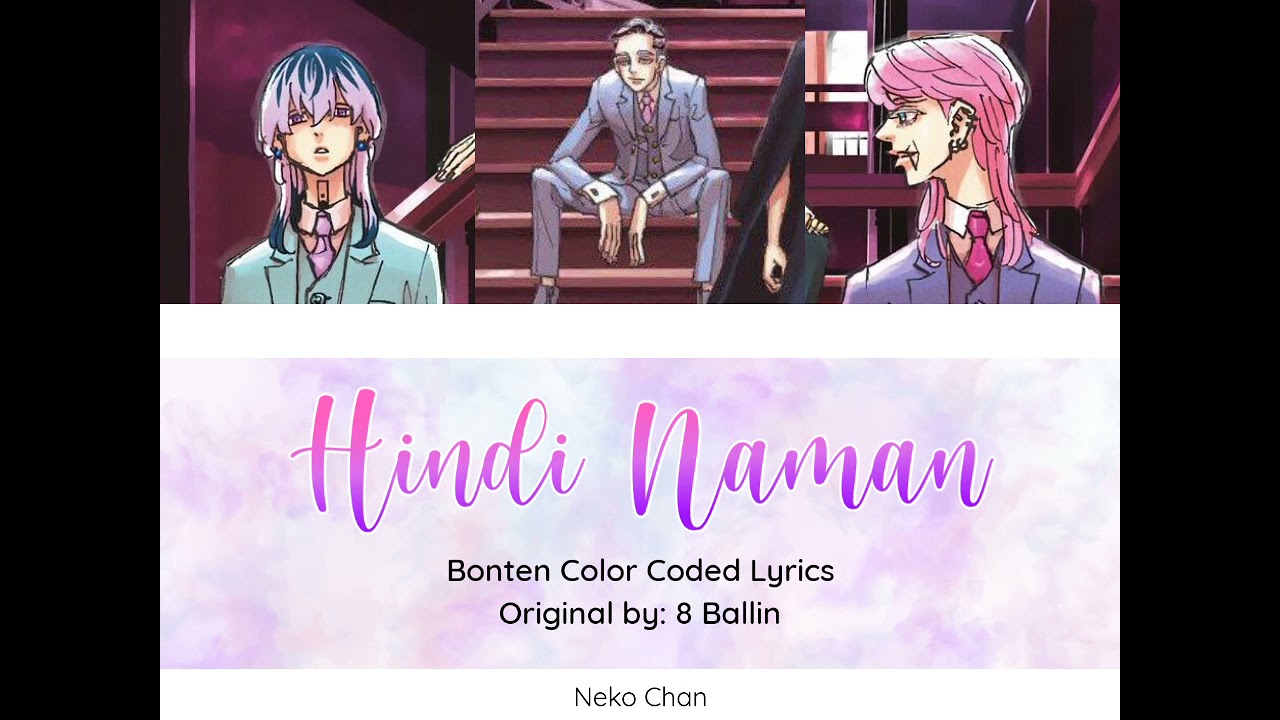 Bonten | Hindi Naman Color Coded Lyrics (Tokyo Revengers)