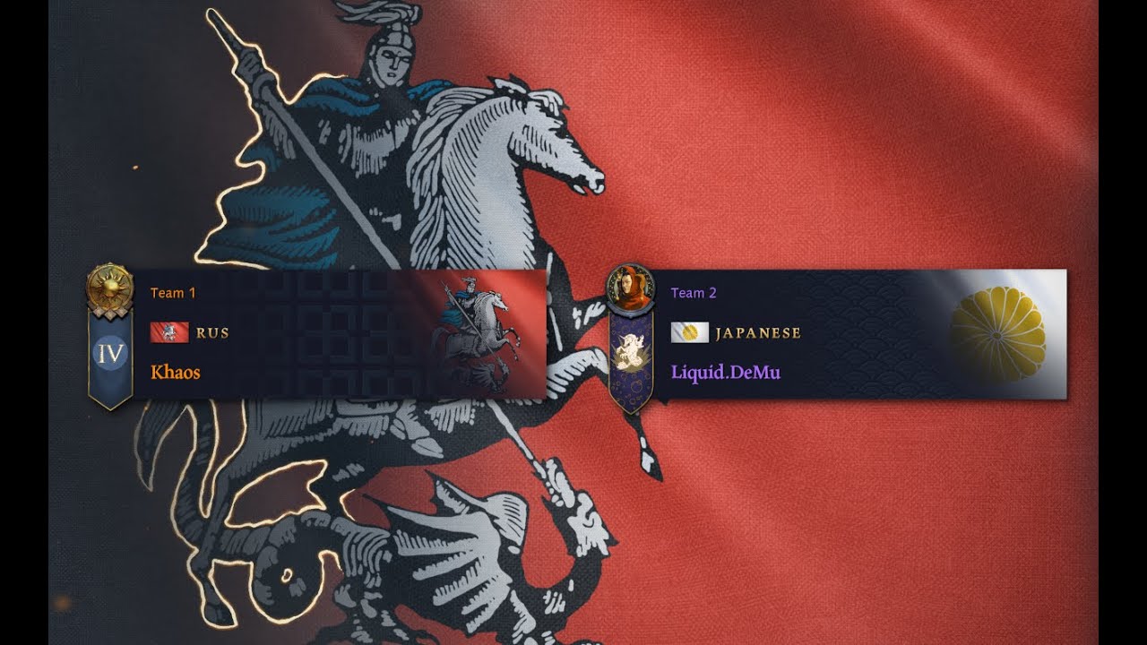 (AoE4 Rus vs Japanese)  Khaos vs Liquid Demu