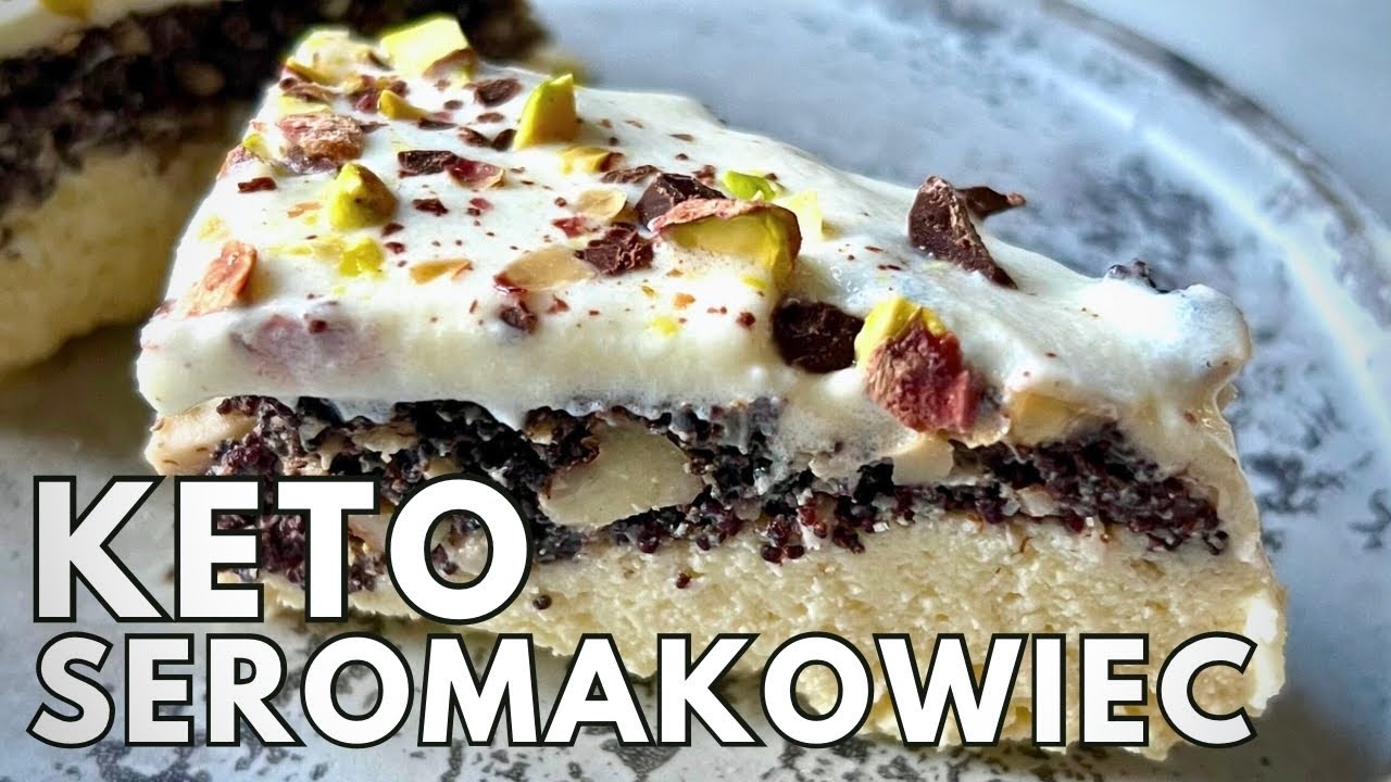 KETO SEROMAKOWIEC | Przygotuj pyszne ciasto bez cukru na Boże Narodzenie
