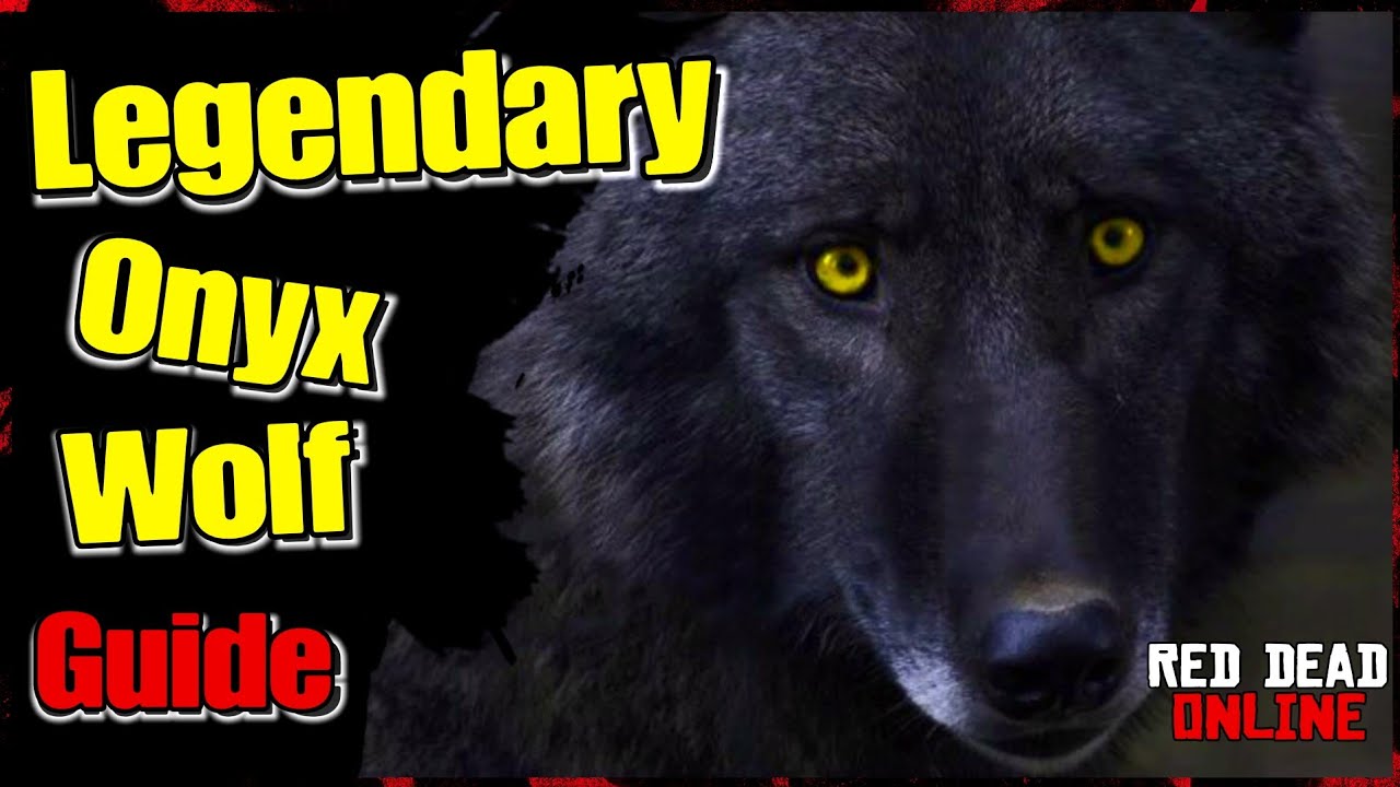 Legendary Onyx Wolf Spawn Location guide Red Dead Online | RDR2 Garment Set