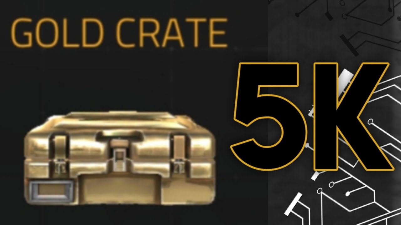 5K GOLD CRATE OPENING (EPIC!) | Forward Assault