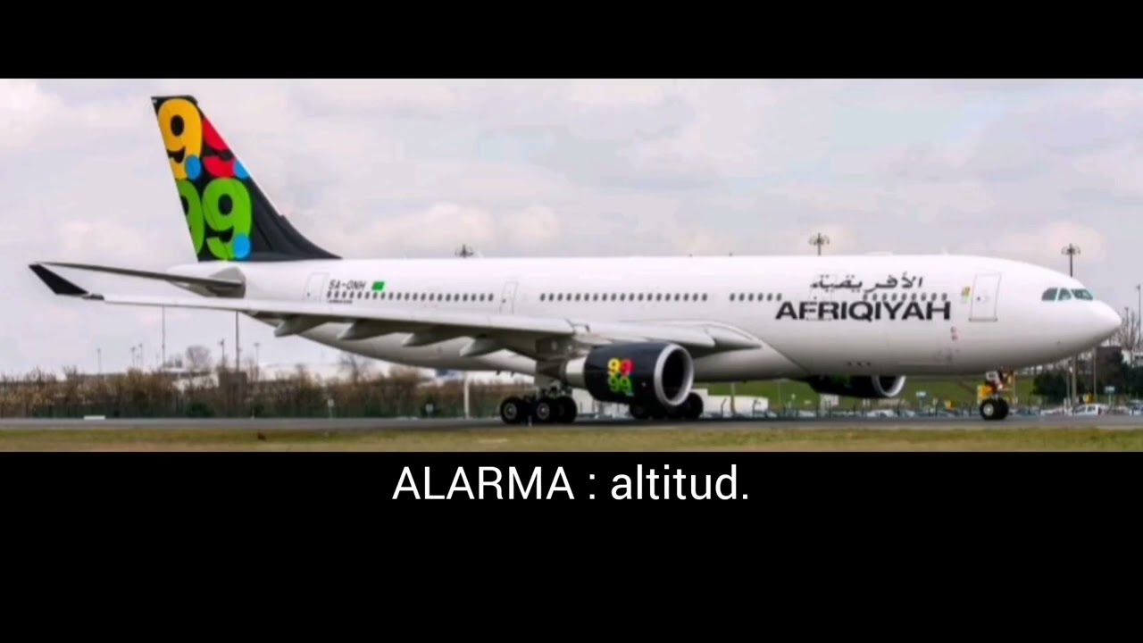vuelo 771 de afriqiyah airways = CVR - Sub Español.