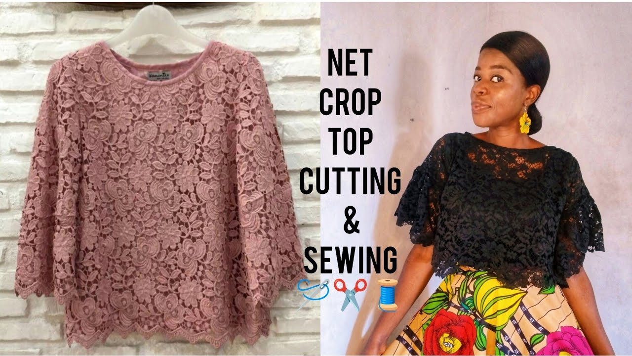Как выкроить и сшить сетчатый топ | Простое пошаговое руководство ✂️🪡🧵