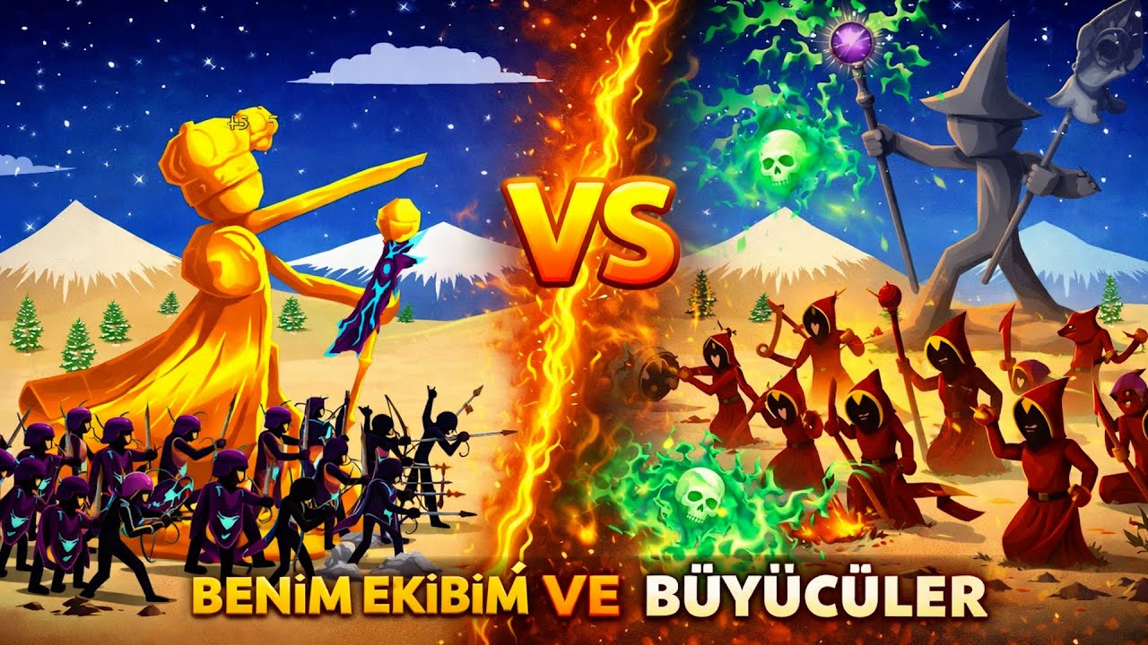 Büyücülere Karşı Büyük Savaş! ⚡ Stick War Legacy VS