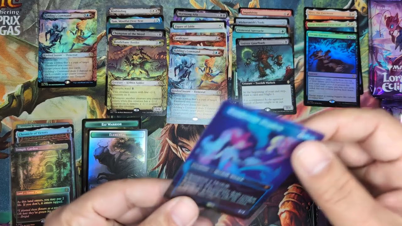 MTG - Lorwyn Eclipsed Collector Booster box opening - Old man play mat edition 