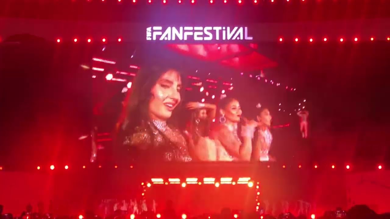 Nora Fatehi's performance at the FIFA Fan Festival