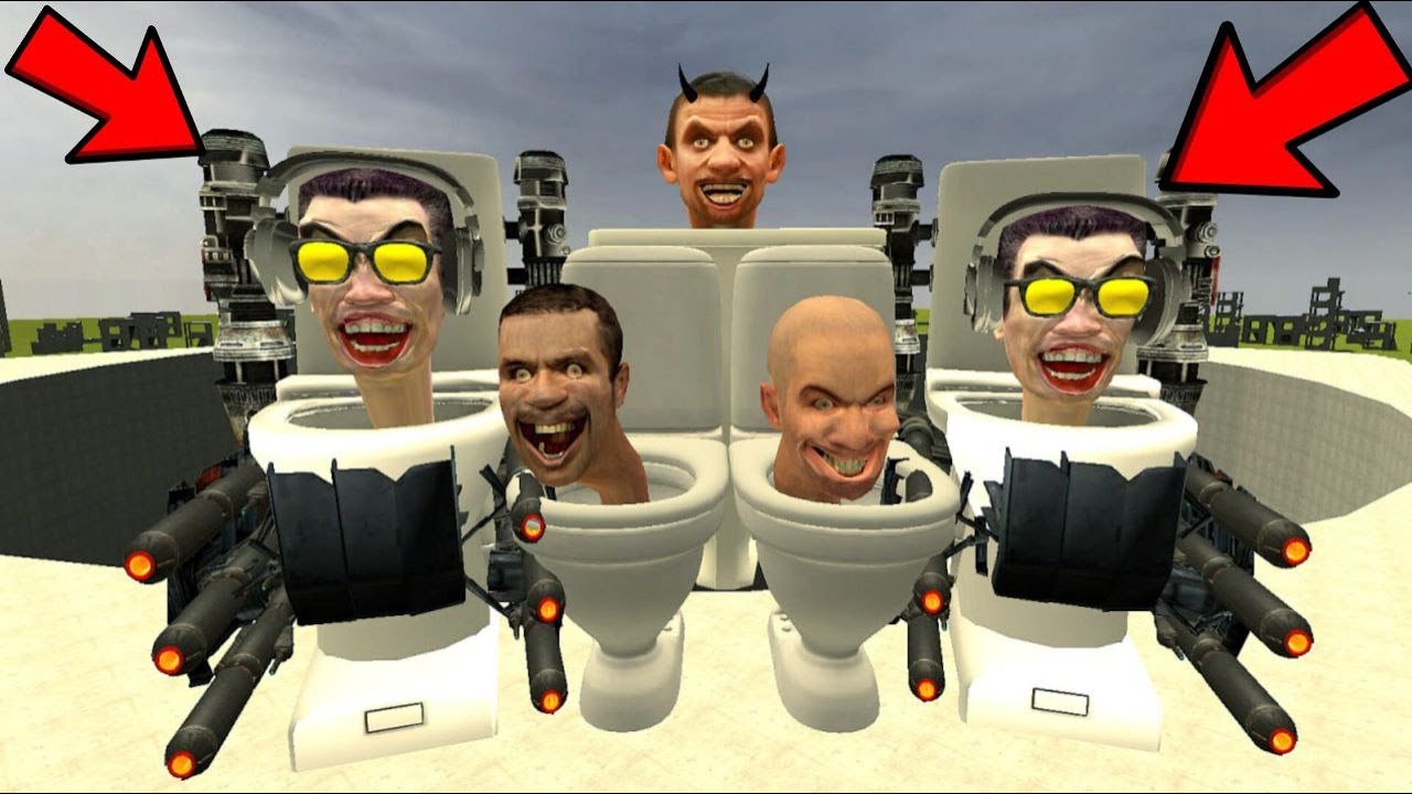 Spartan KIcking All Skibidi Toilet Bosses in Giant Hole City  - #2 Garry's Mod!