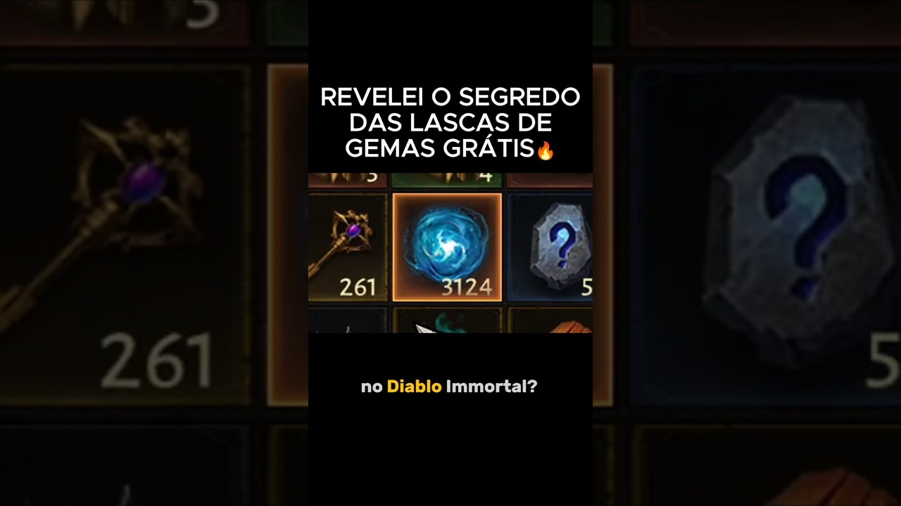 COMO CONSEGUIR LASCAS de GEMAS LEND&Aacute;RIAS 💎 100% GR&Aacute;TIS no Diablo Immortal