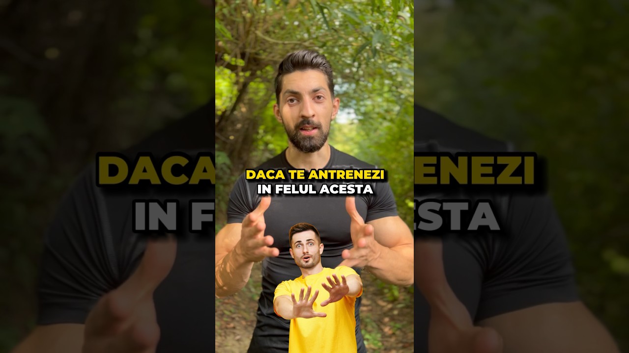 Nu ai cum sa cresti in masa musculara daca te antrenezi in felul acesta.