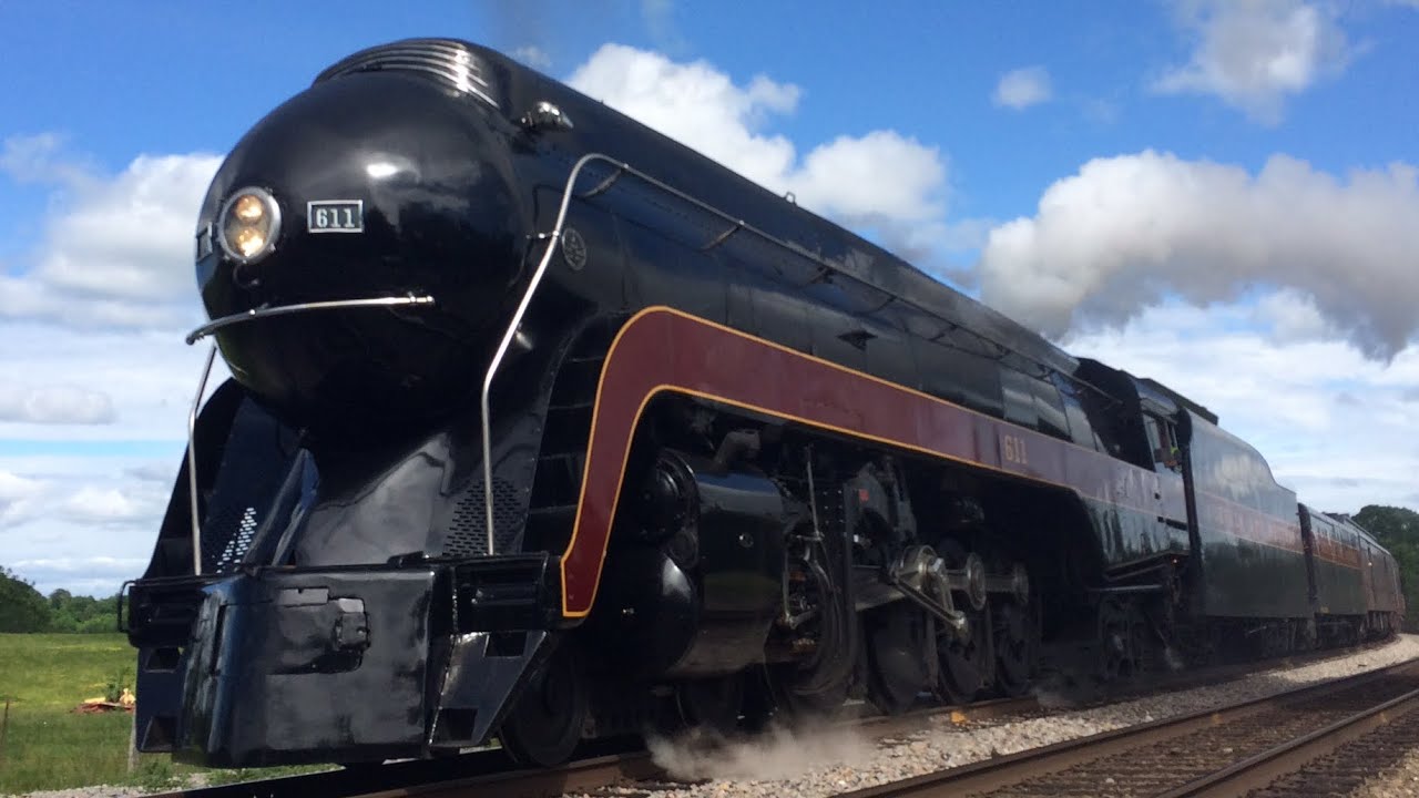 Norfolk & Western 611 Steam Train