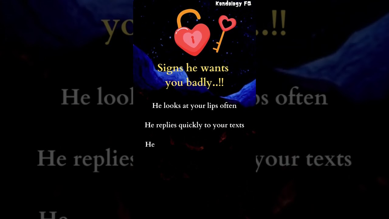 3 Signs that he wants you badly❤️💕#shorts #youtubeshorts@MRINDIANHACKER @CrazyXYZ