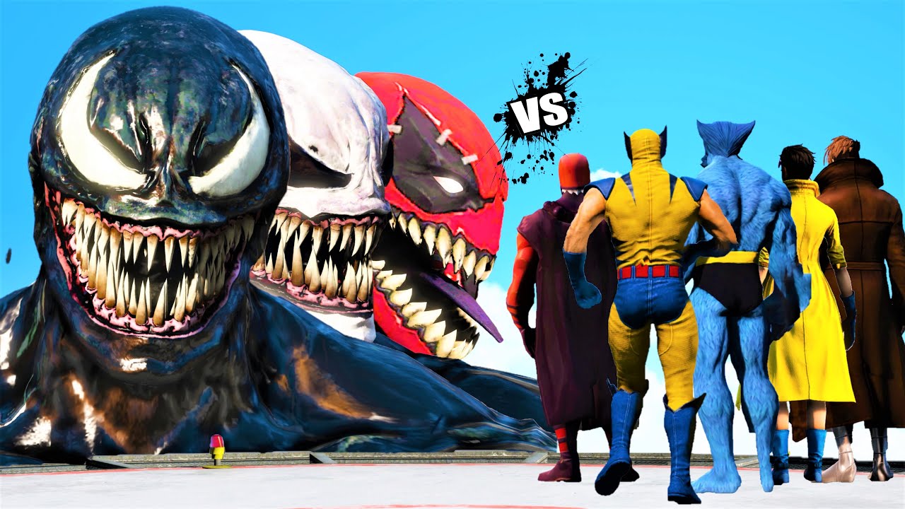 Team Venom vs X-men | Epic Battle