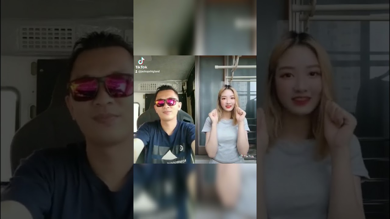 Cewek Korea Duet Tiktok Viral Dengan Supir Truck #Shorts