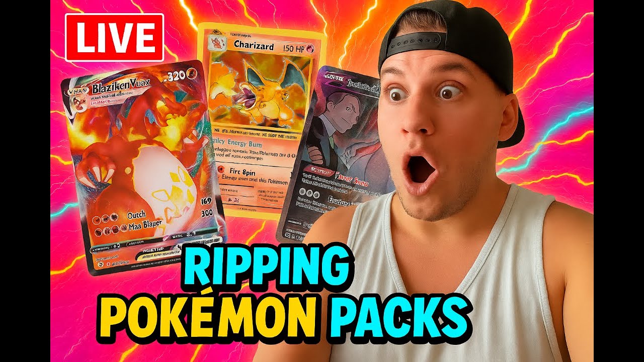*LIVE* Pokemon Packs with Pokemon Trainer Jake || !shop