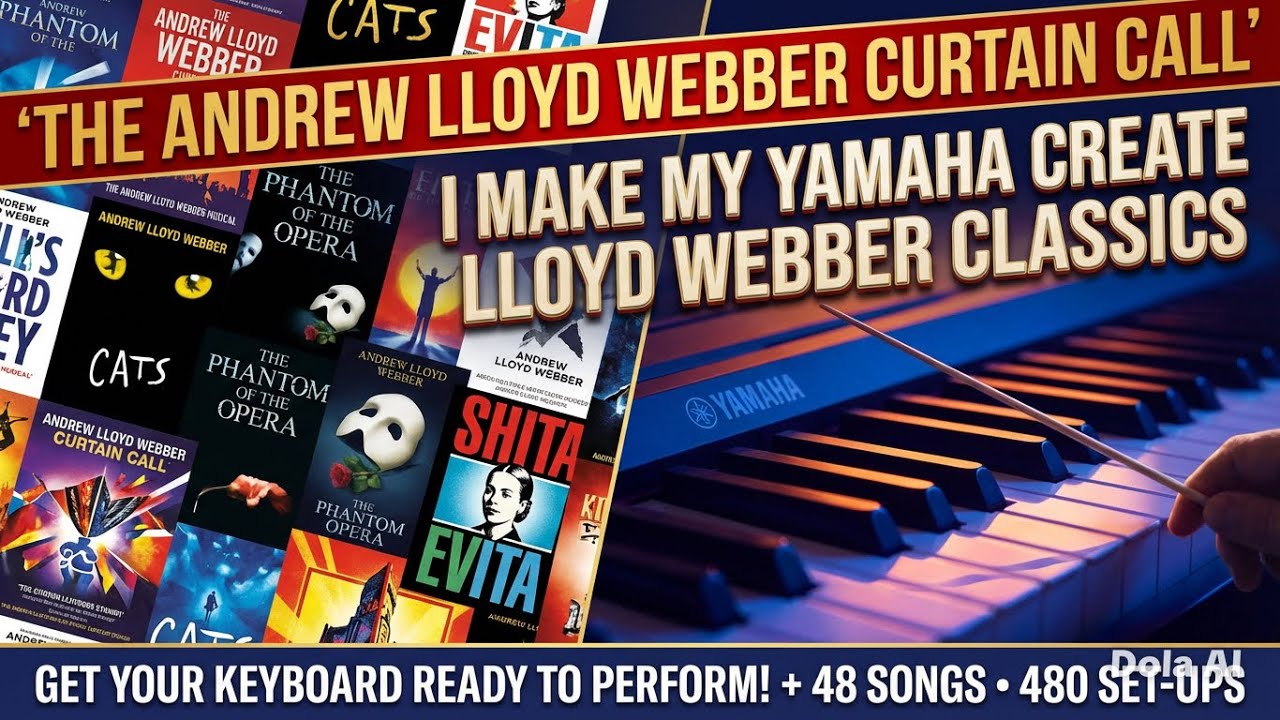 ANDREW LLOYD WEBBER CURTAIN CALL: 48 showtunes arranged for Yamaha PSR-SX920 / PSR-SX900 Video 2