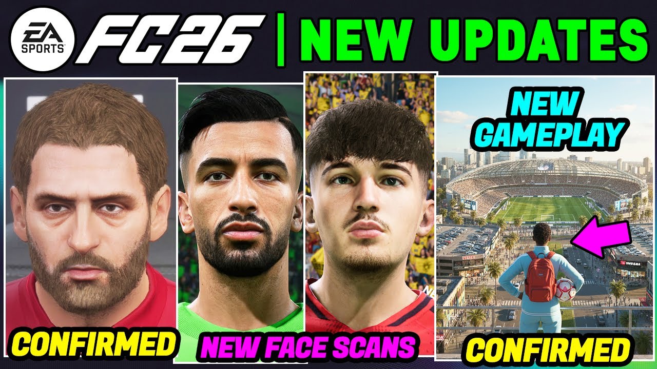 EA FC 26 NEWS | NEW CONFIRMED Updates, Real Faces & GREAT FEATURES ✅