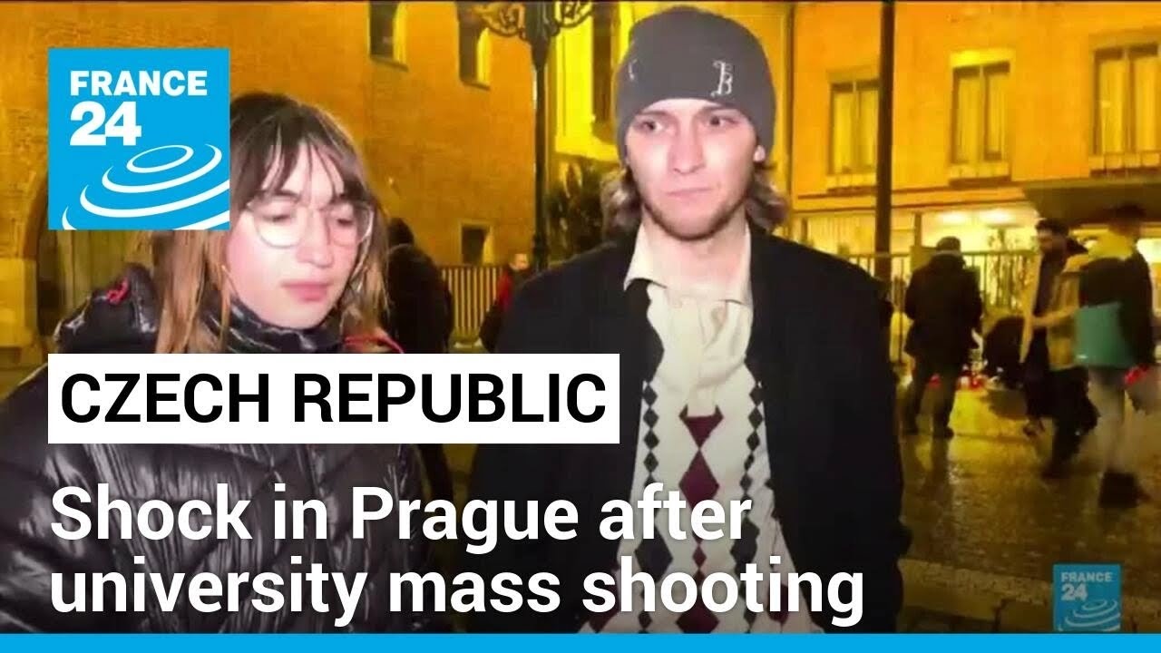 Shock in Prague after university mass shooting • FRANCE 24 English