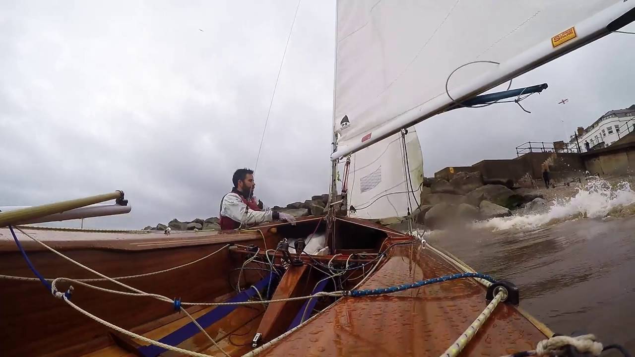 Landing at Sidmouth Sailing Club in a SW'ly