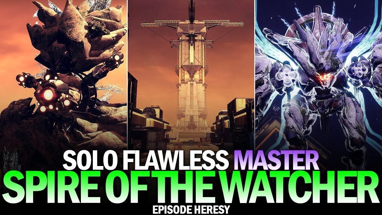 Solo Flawless Master Spire of the Watcher Dungeon [Destiny 2]