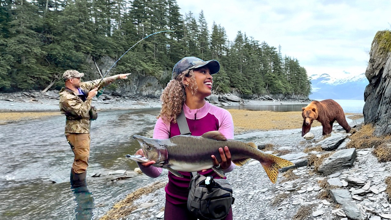 4 Day Camping Catch & Cook 66,000,000 Salmon in Alaska!