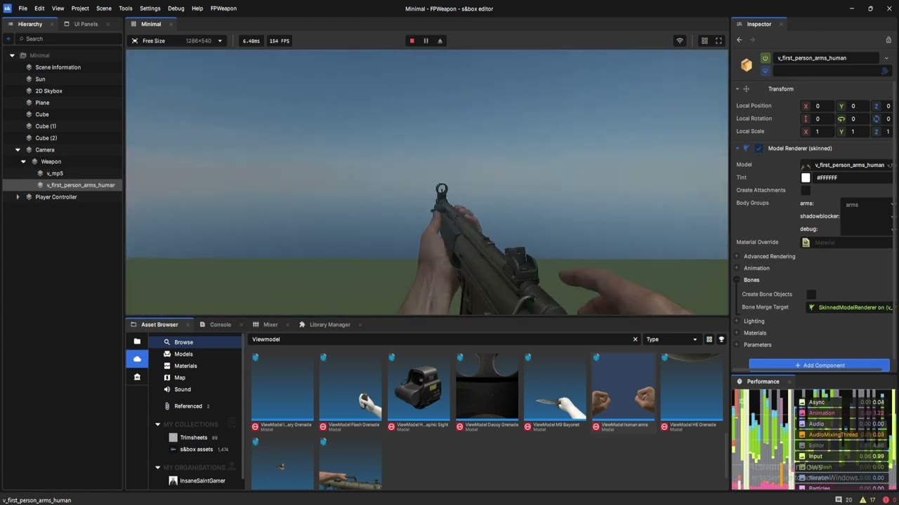 S&box-Using Facepunch Weapons