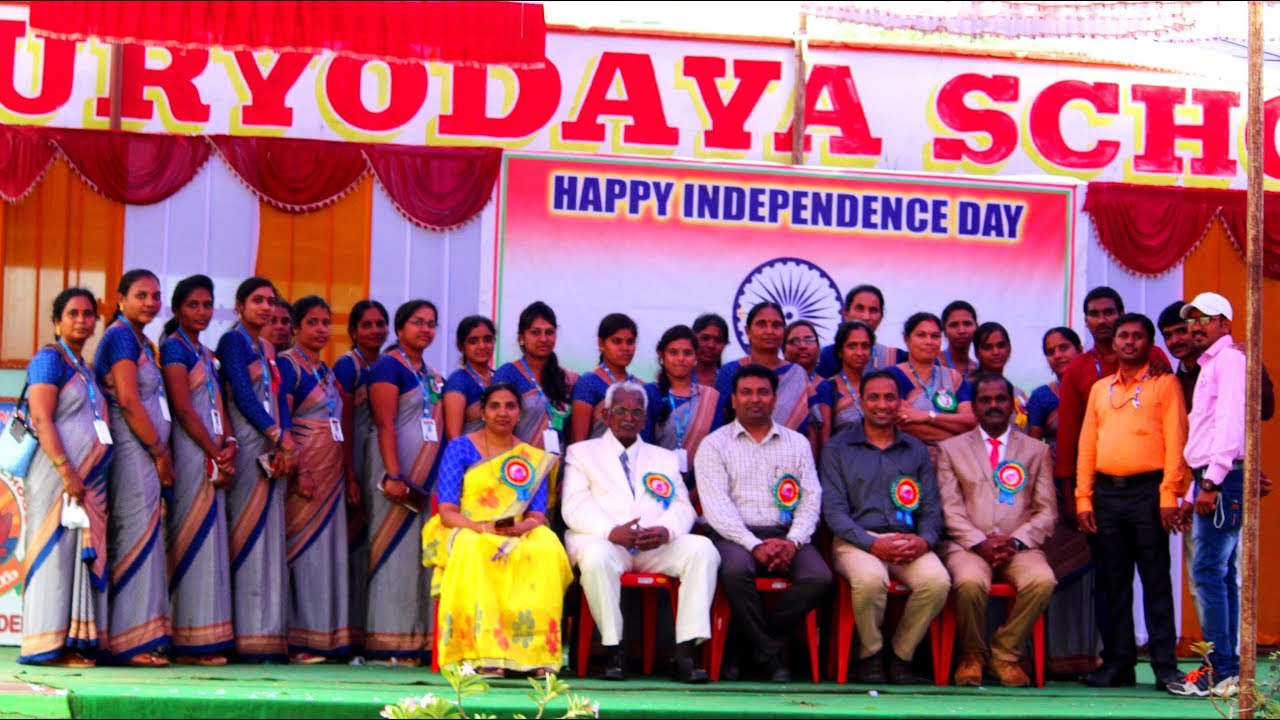 Suryodaya school Kothagudem independence day 2018