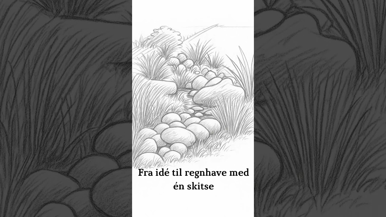 LAR og havedesign: Regnbed med naturlig funktion 💚 #regnbed #havearkitekt #regnhave #LAR #Regnbed